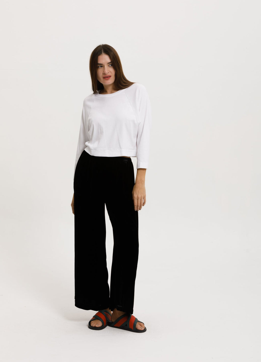 VELVETEEN PANT - BLACK