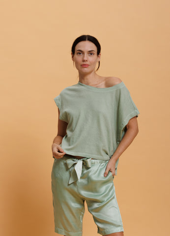 CUT OFF TEE ALOE