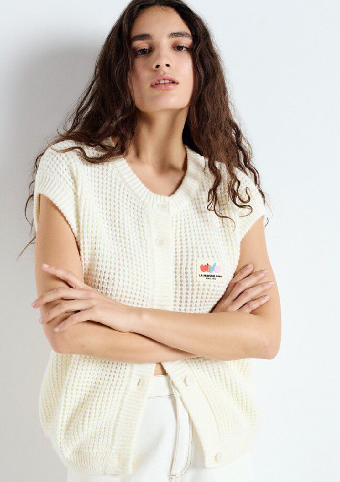 WOMENS CRASHWAY CARDIGAN PEARL