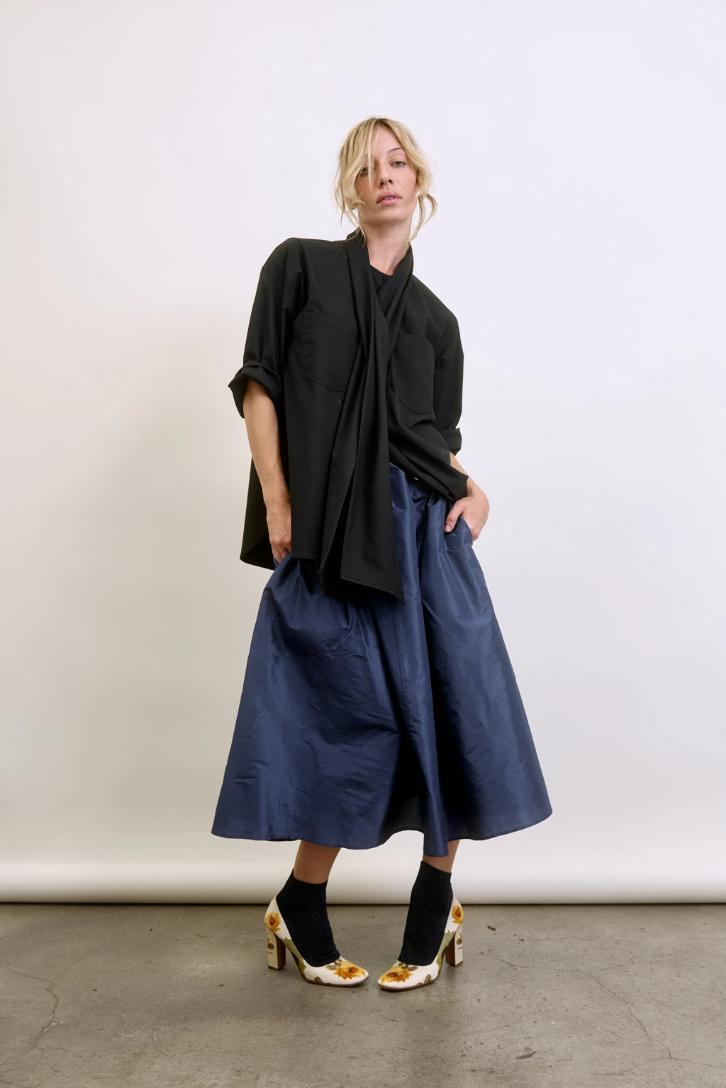 LE SKIRT - NAVY