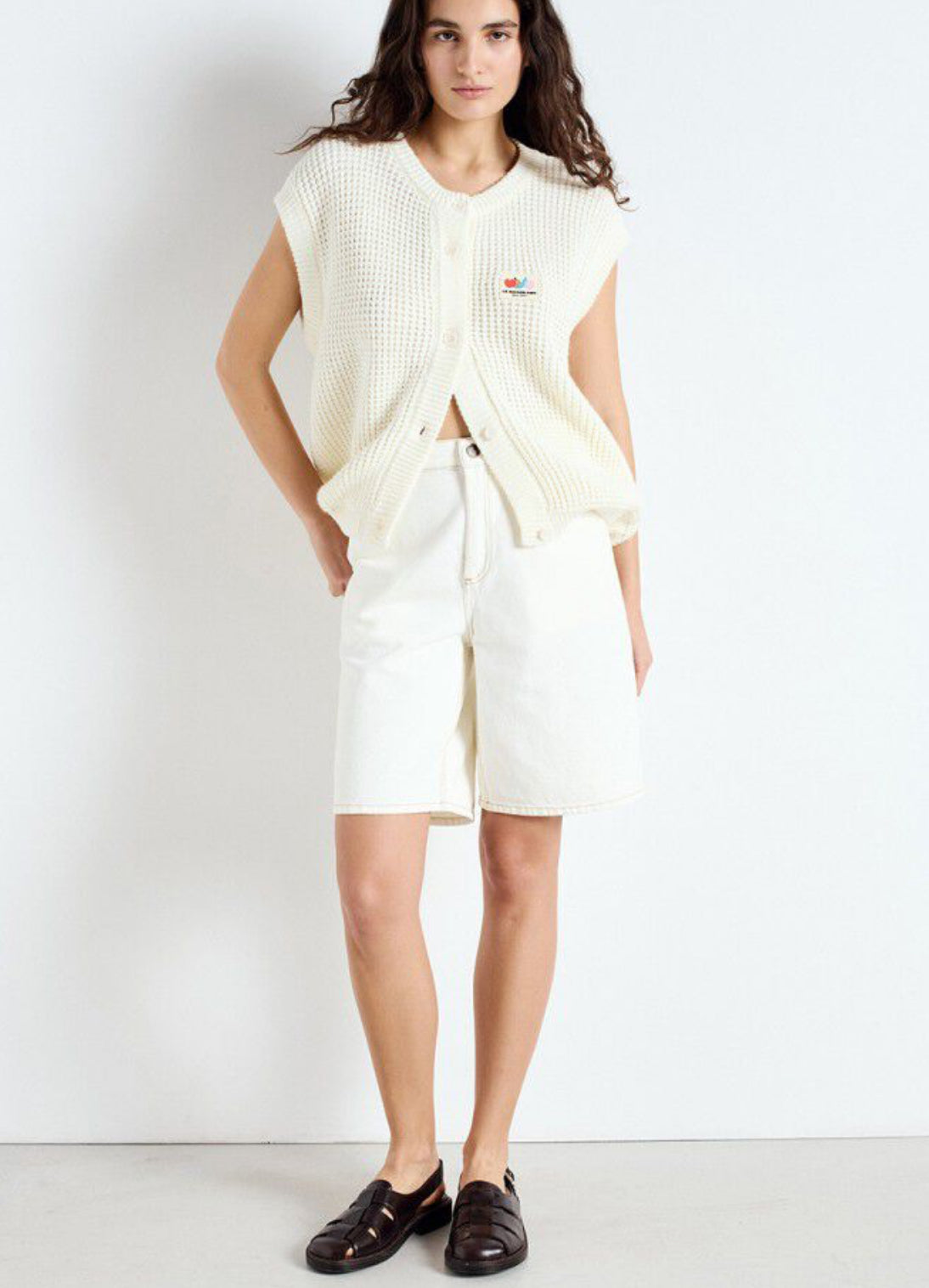 WOMENS CRASHWAY CARDIGAN PEARL