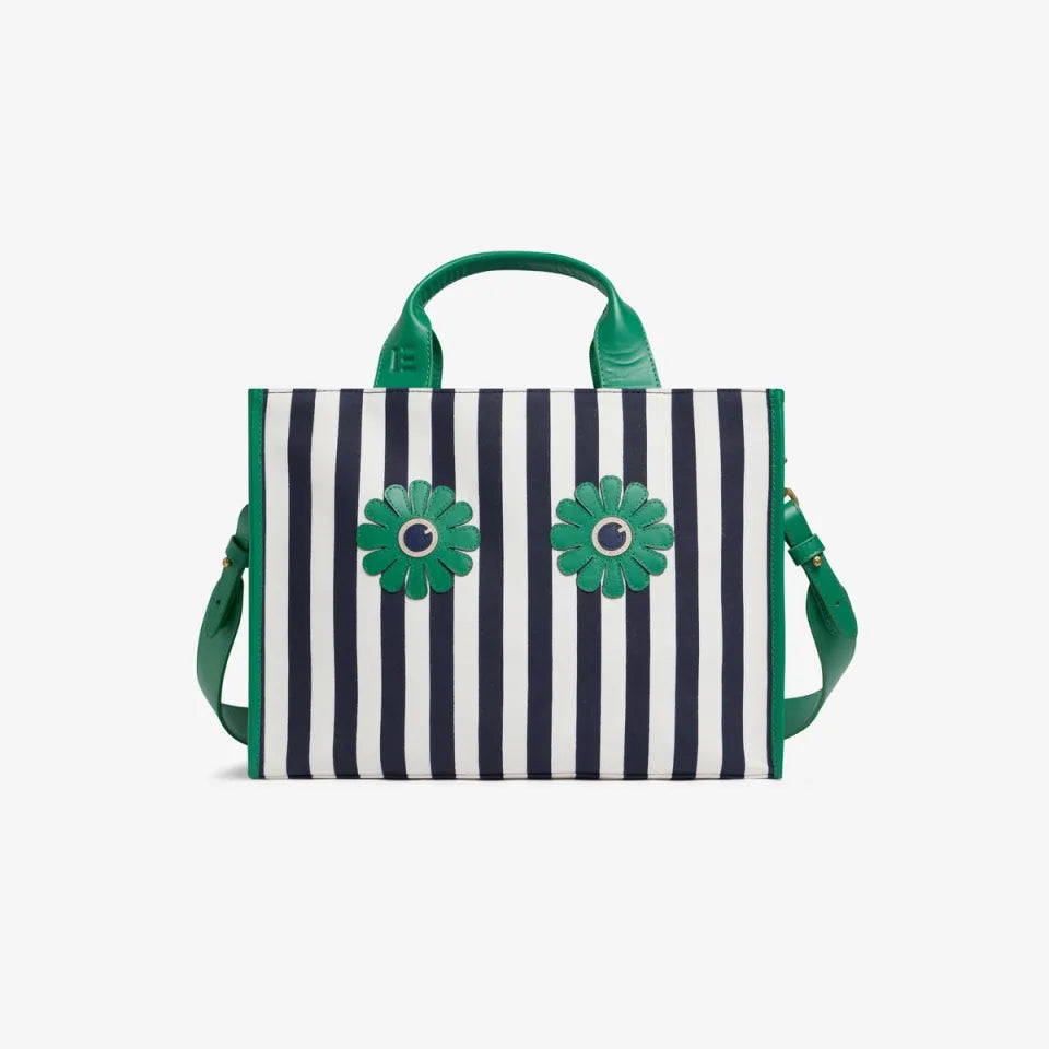 DAISY EYES BLUE GREEN BAG