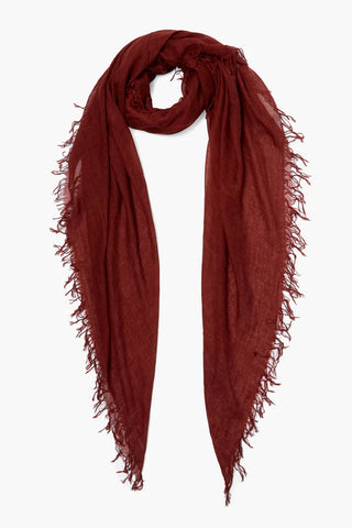 CASHMERE AND SILK SCARF CHIANTI