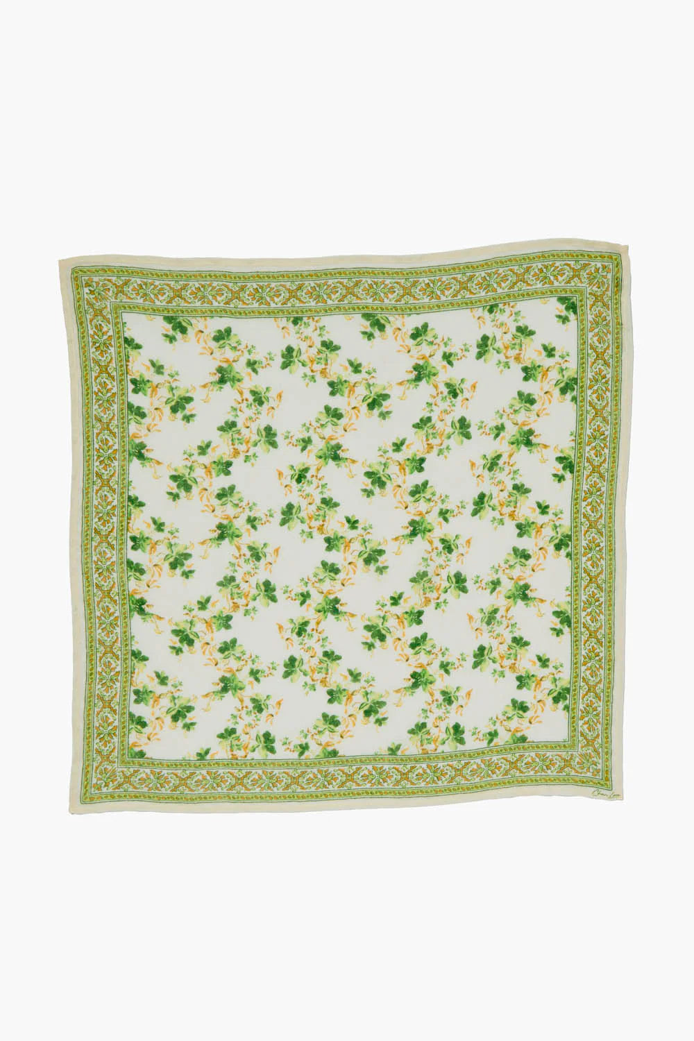 BANDANA GREEN FLORAL