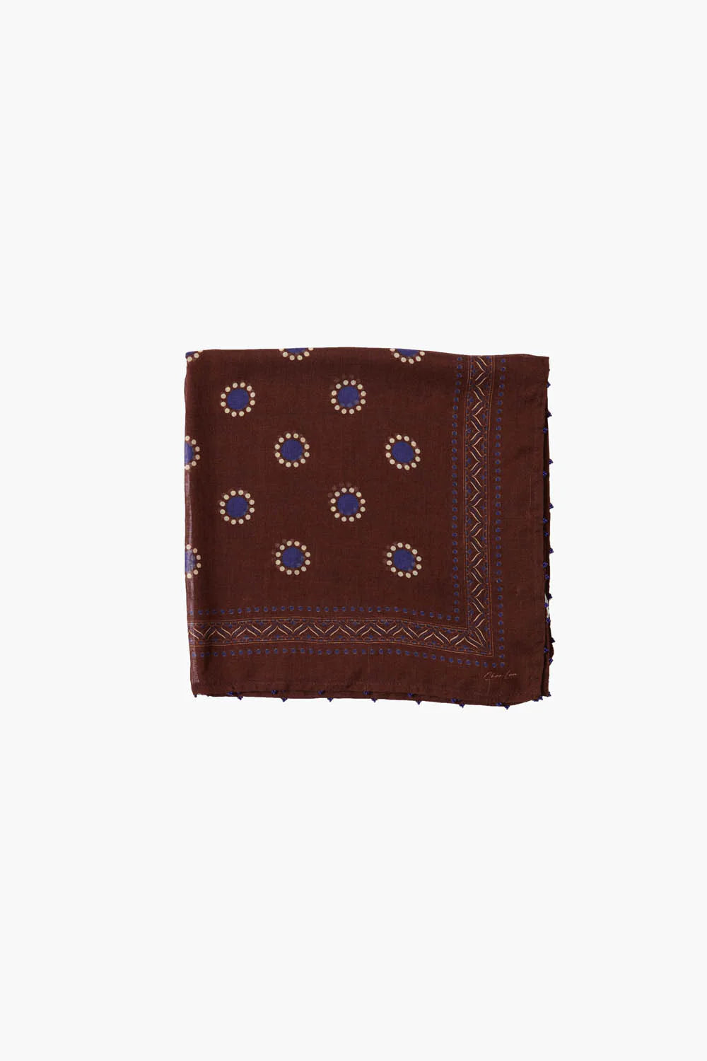 SUNDIAL DOT BANDANA CHOCOLATE
