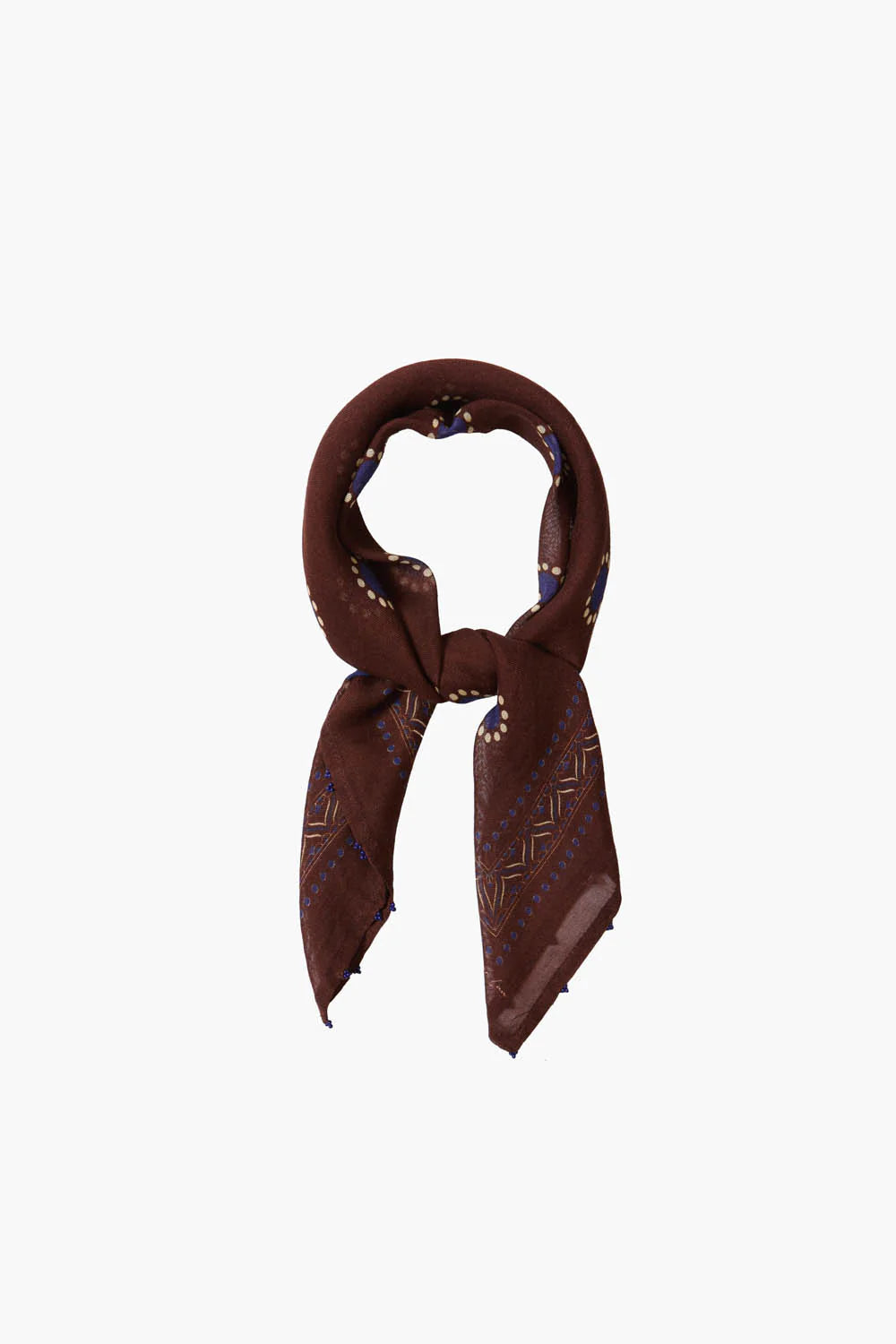 SUNDIAL DOT BANDANA CHOCOLATE