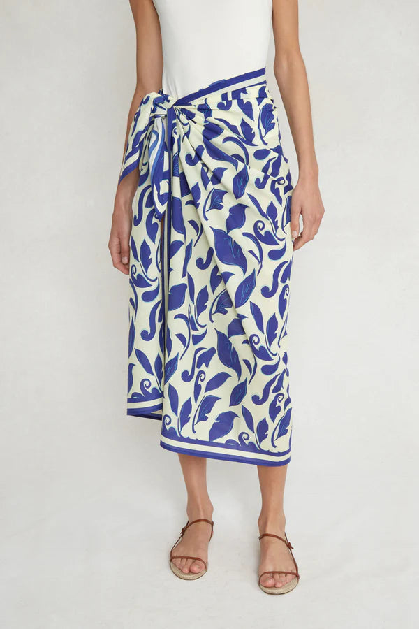 IVY PRINTED SARONG - BLUE