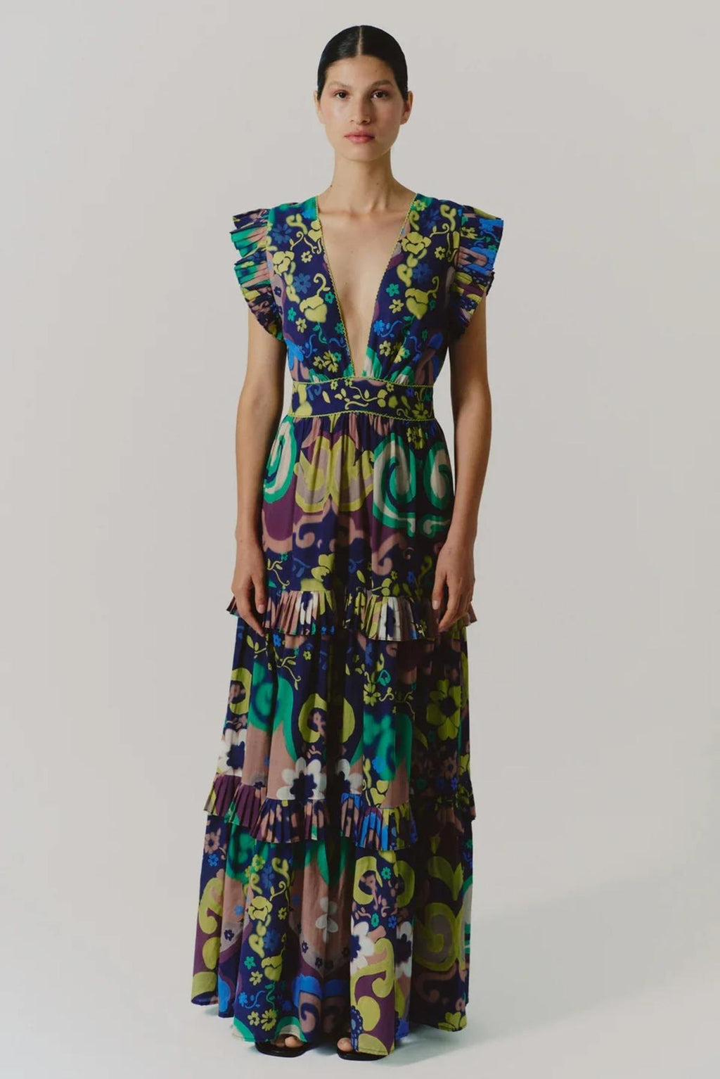 CORA DRESS IN PAPALOTE PRINT