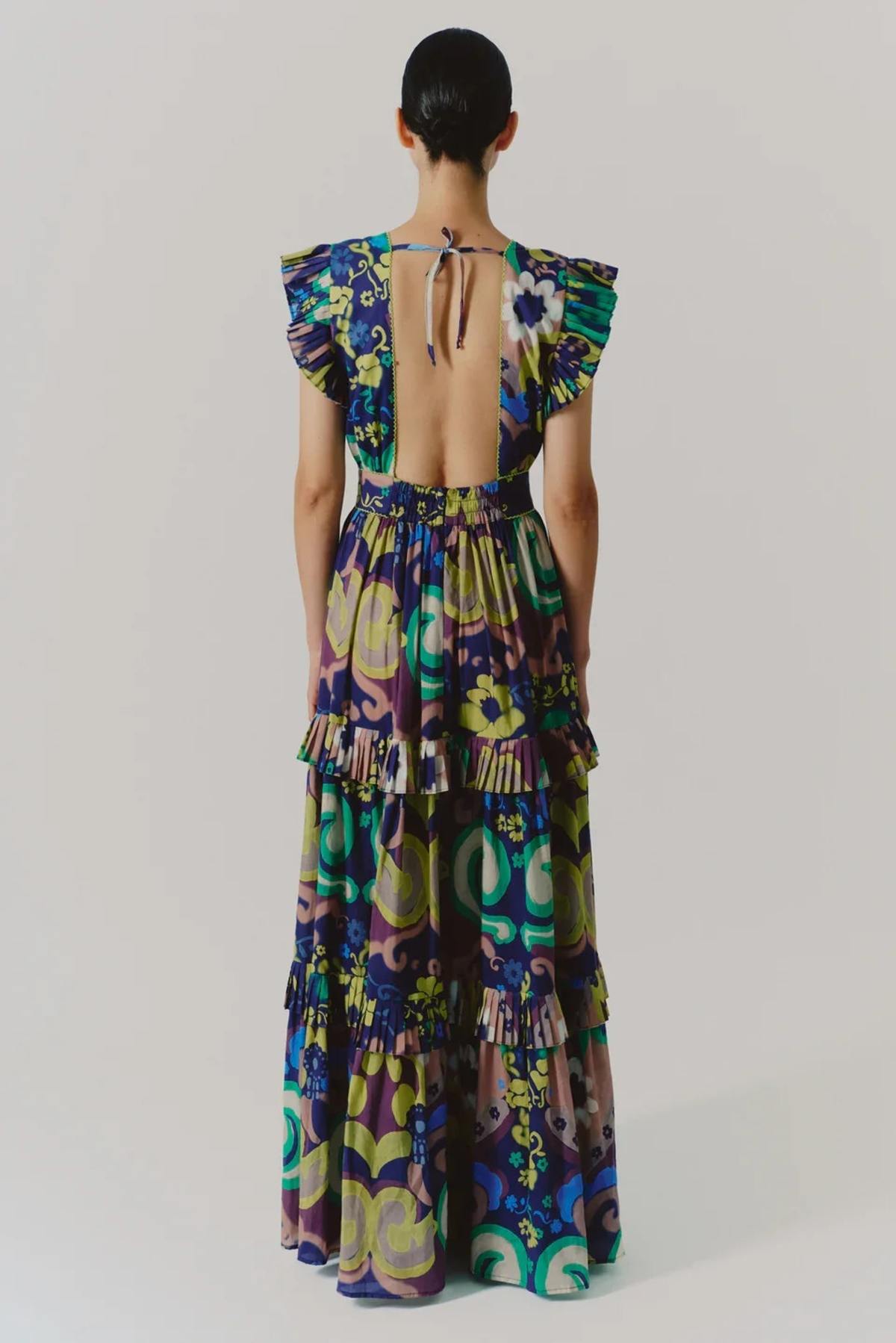 CORA DRESS IN PAPALOTE PRINT