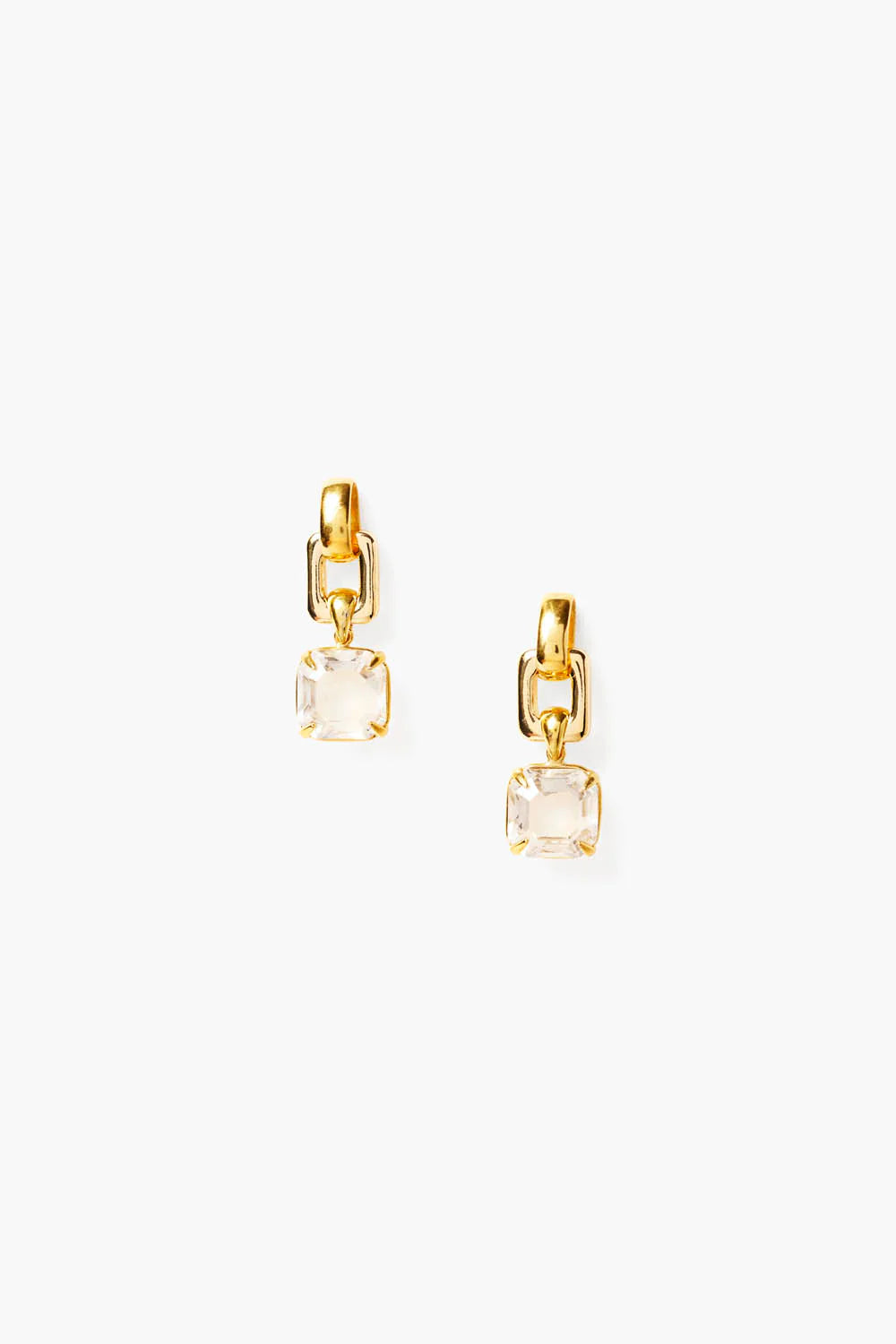 ELLIS EARRINGS CRYSTAL GOLD