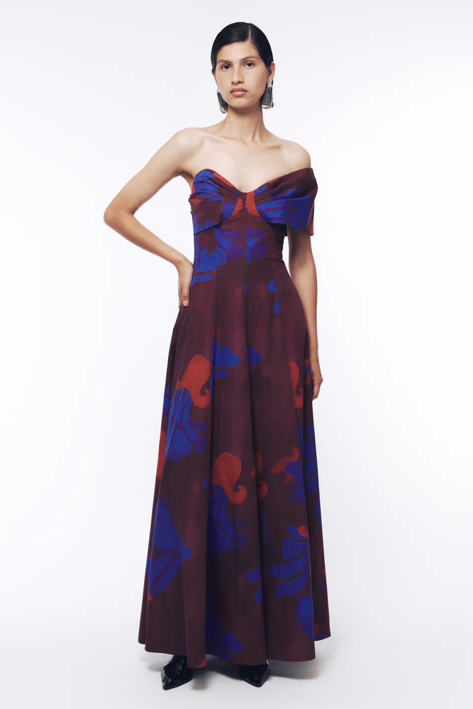 NARANJO DRESS IN ALUX PRINT