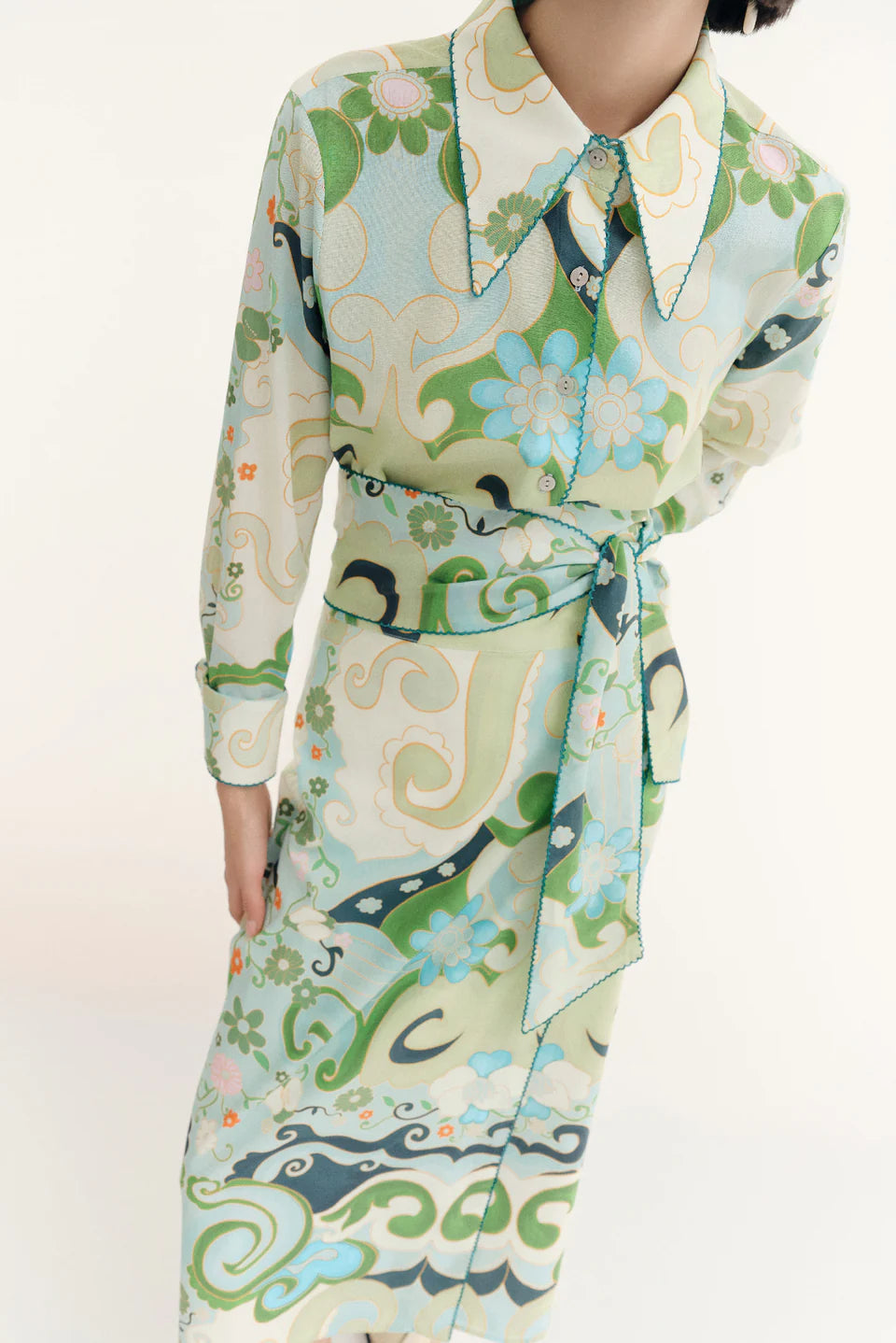 PANCHO SKIRT IN ANONA PRINT