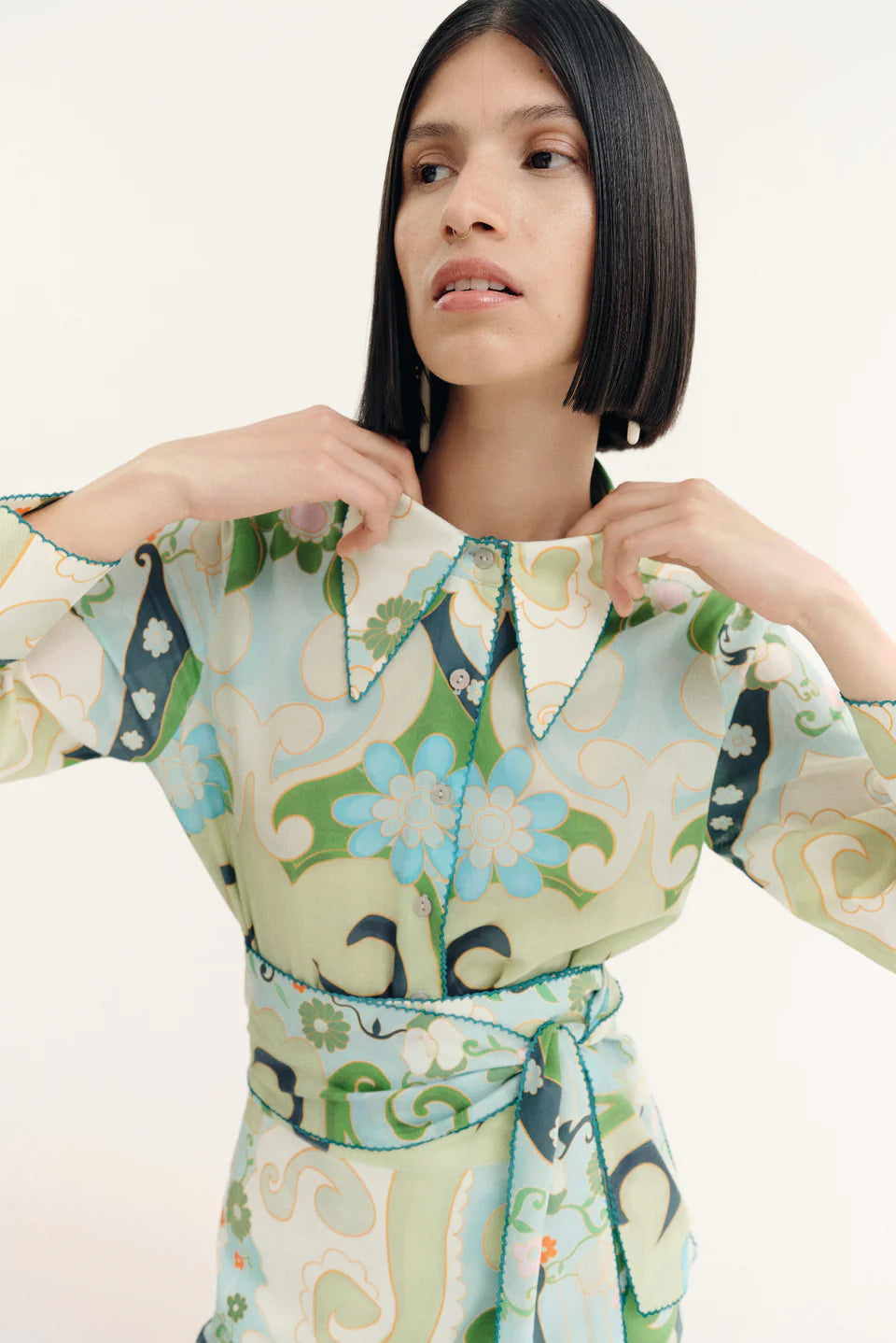 CARMELA BLOUSE IN ANONA PRINT