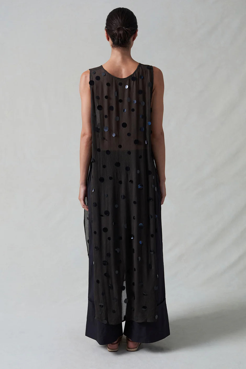 CHLOE SEQUIN TUNIC EARTH