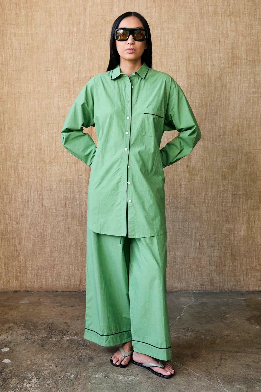 ROBIN POPLIN SET ENGLISH IVY