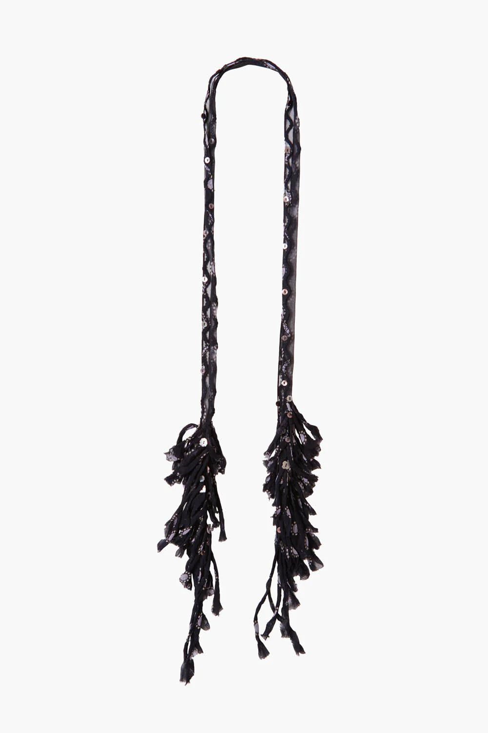 SKINNY SCARF- BLUE DOT