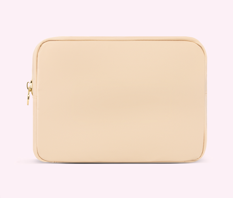 CLASSIC LARGE POUCH- SAND