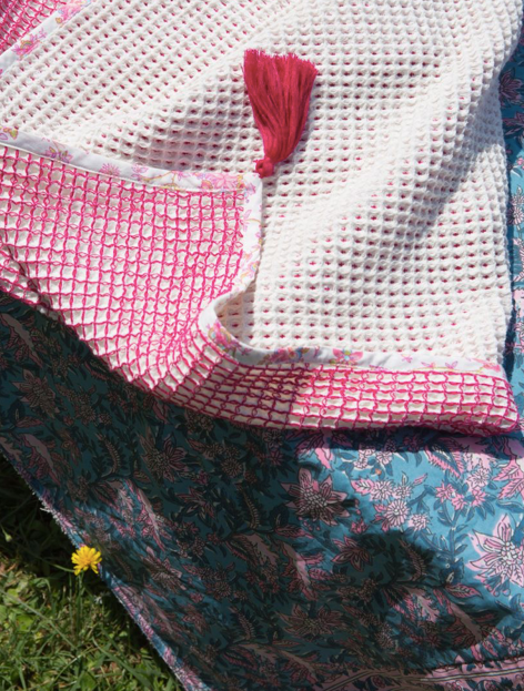 LANITA BEACH TOWEL - PINK