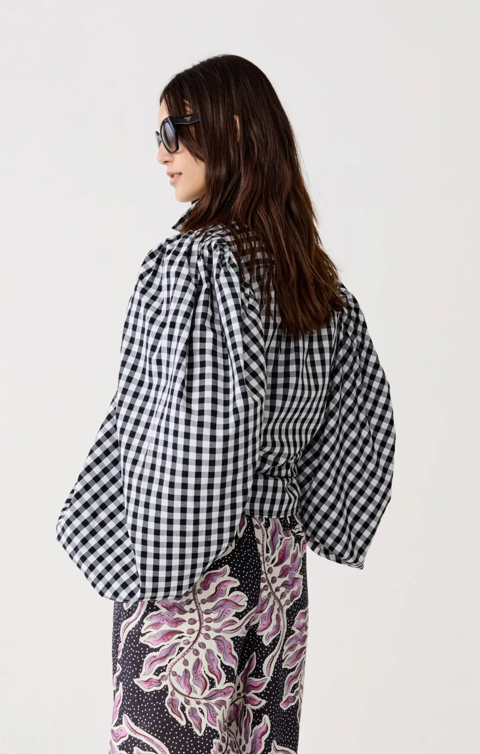 SAMBA POPLIN TOP - VICHY CHECKS