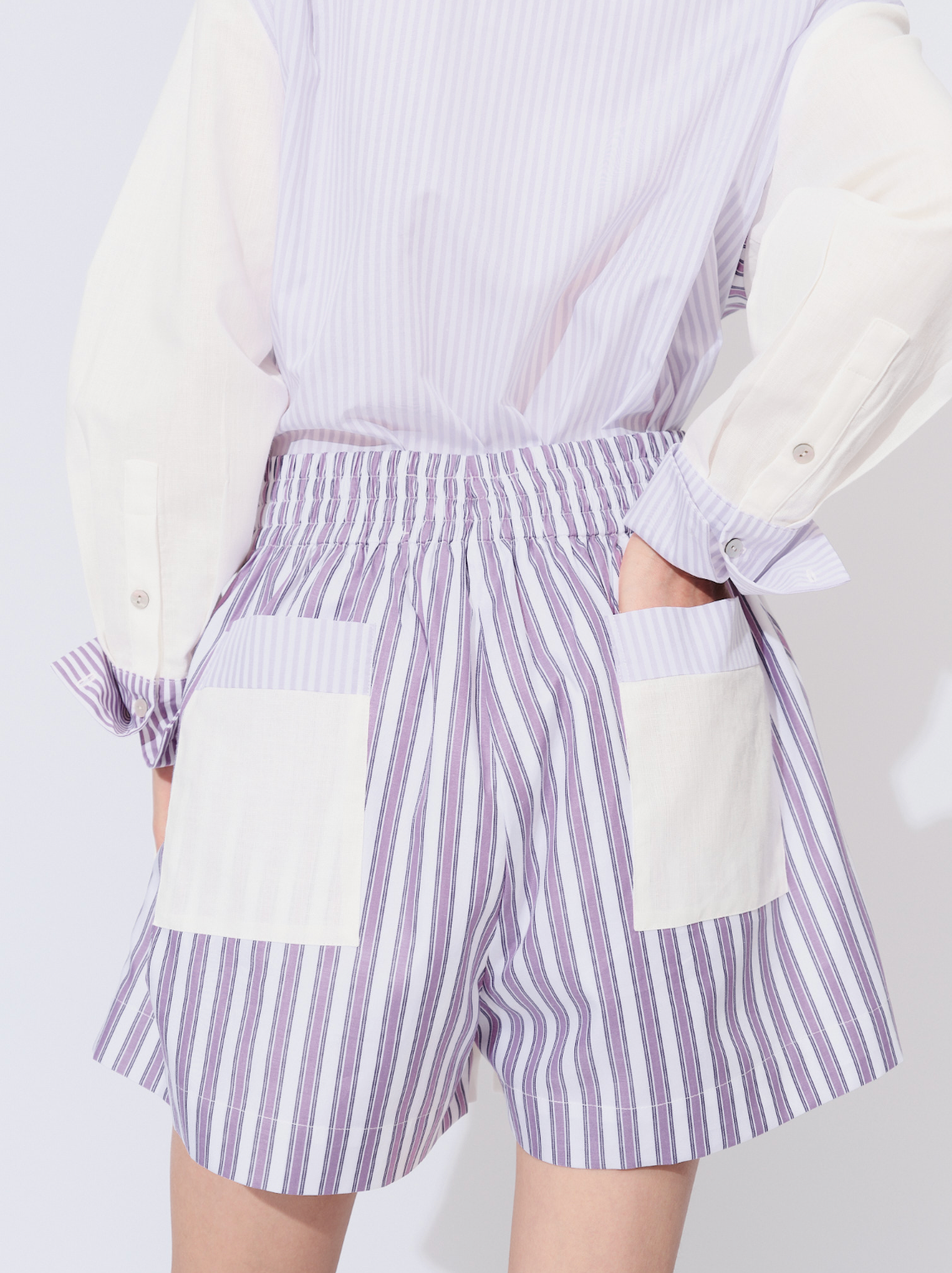 NORTE BLOUSE -MIL RAYAS LILA
