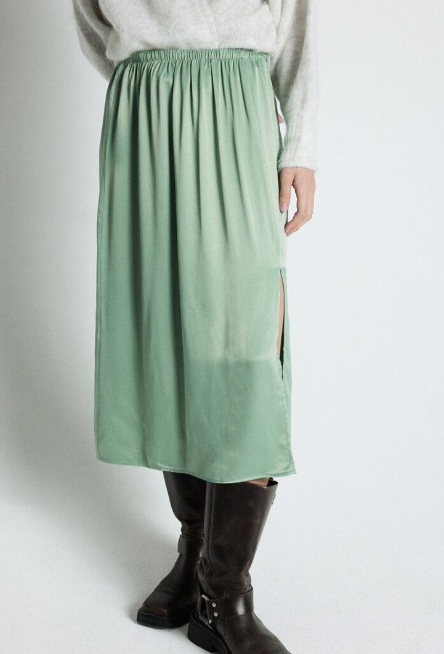 UNYL LONG SKIRT - SAGE