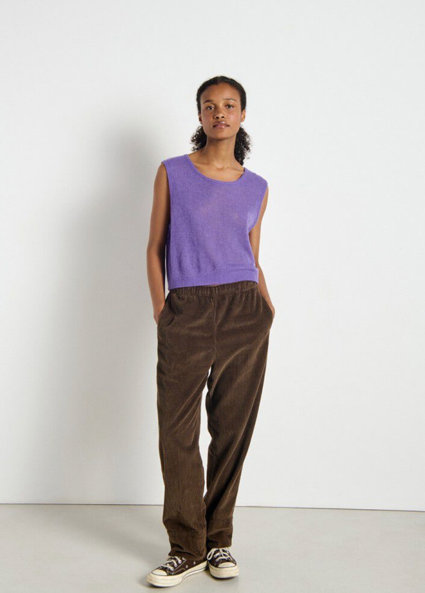 DUMY SLEEVELESS JUMPER PURPLE