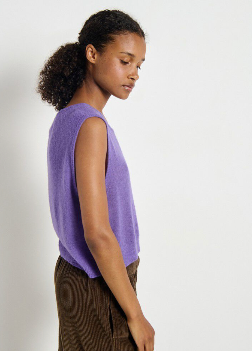DUMY SLEEVELESS JUMPER PURPLE