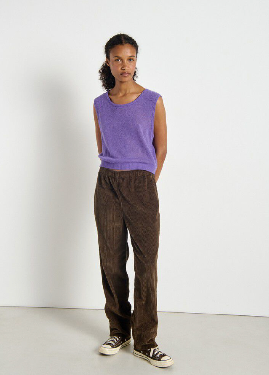 DUMY SLEEVELESS JUMPER PURPLE