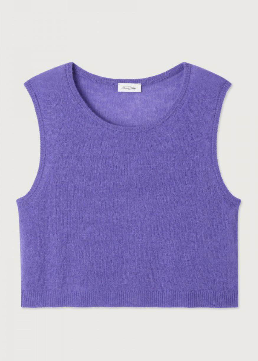 DUMY SLEEVELESS JUMPER PURPLE