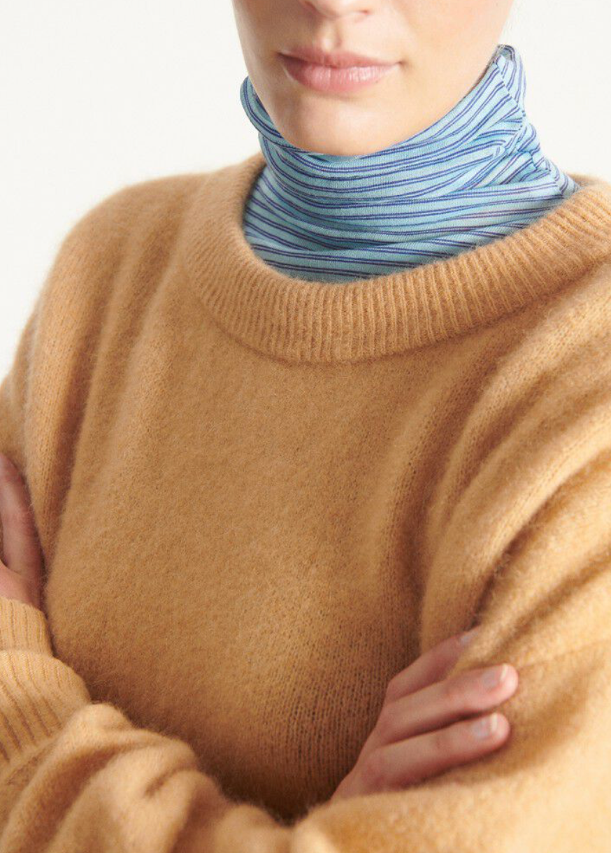 VITOW JUMPER MELANGE HAZELNUT