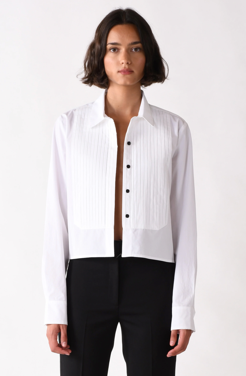 THE TUXEDO SHIRT - PAPER COTTON