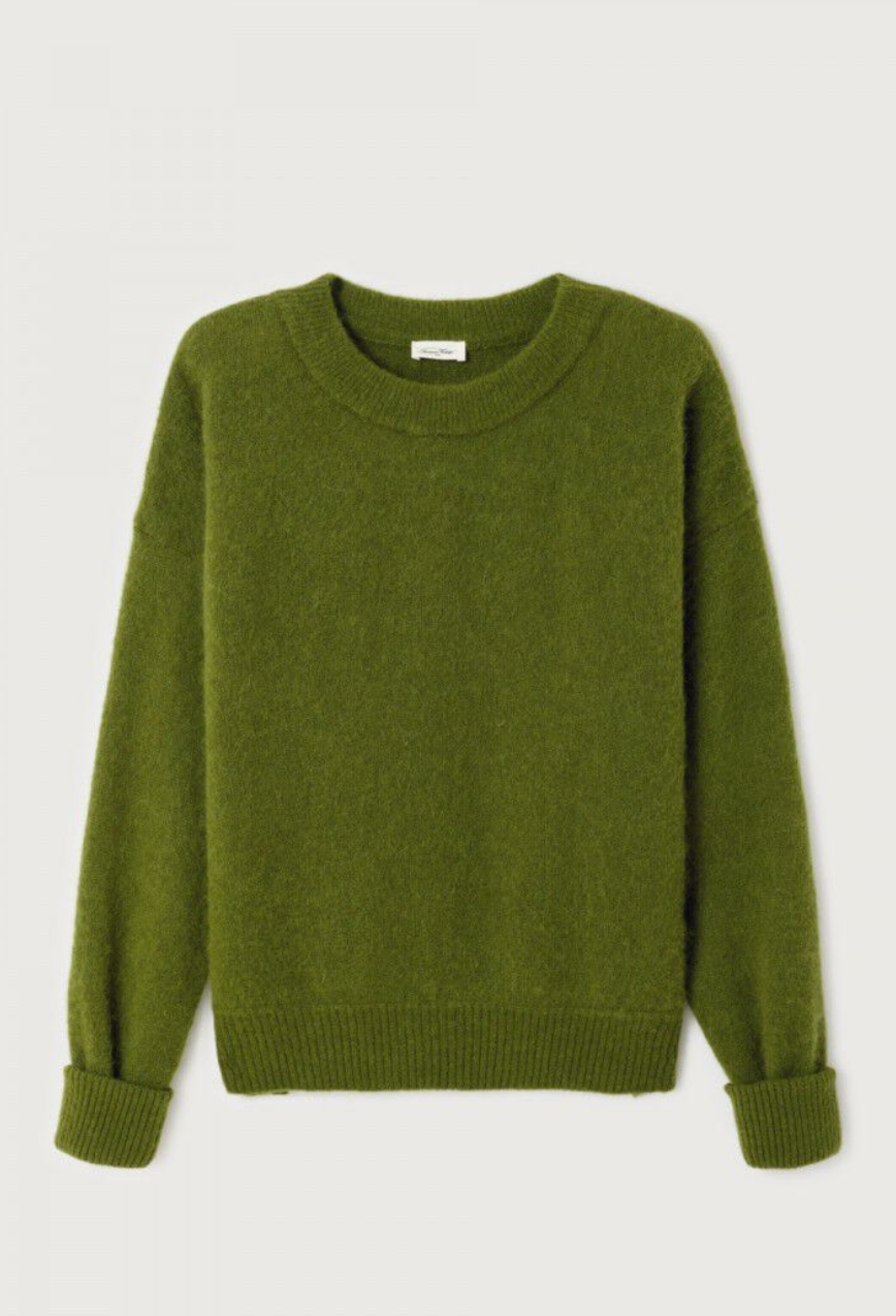 VITOW PULLOVER - PESTO MELANGE