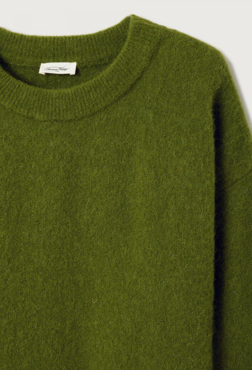 VITOW PULLOVER - PESTO MELANGE
