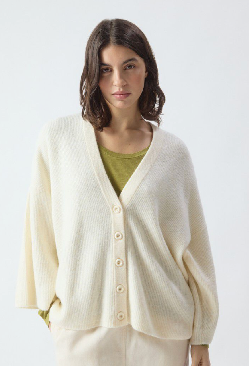 DAMSVILLE CARDIGAN PANNACOTTA MELANGE