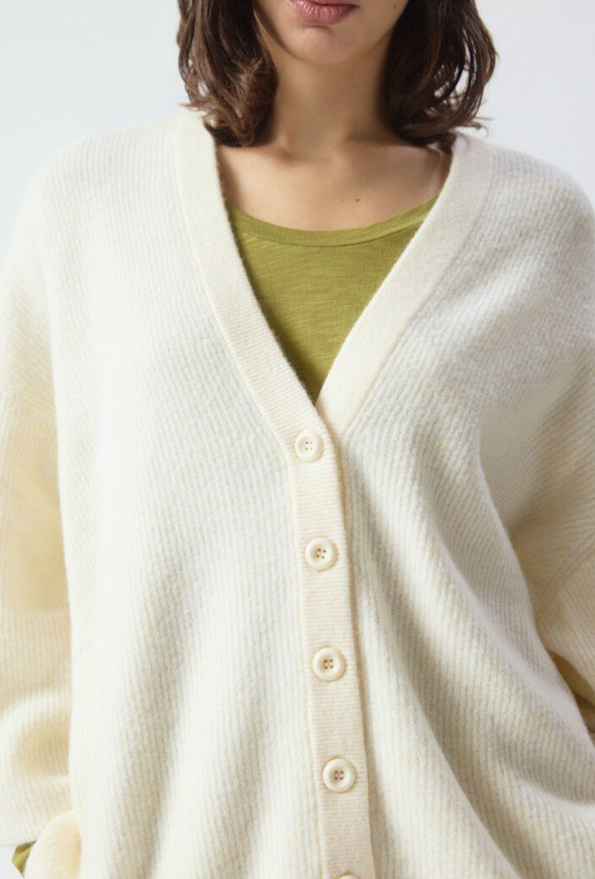 DAMSVILLE CARDIGAN PANNACOTTA MELANGE