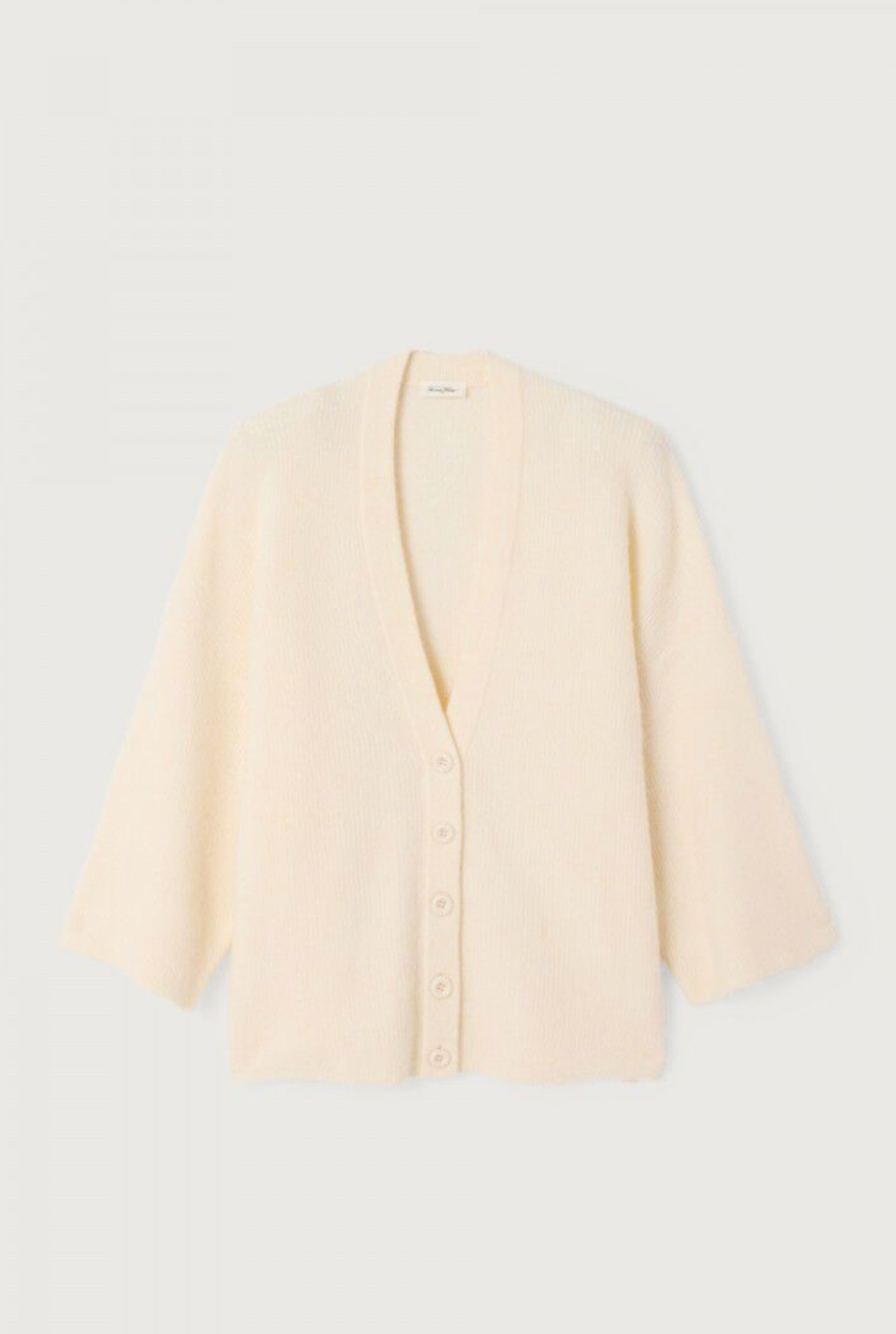 DAMSVILLE CARDIGAN PANNACOTTA MELANGE