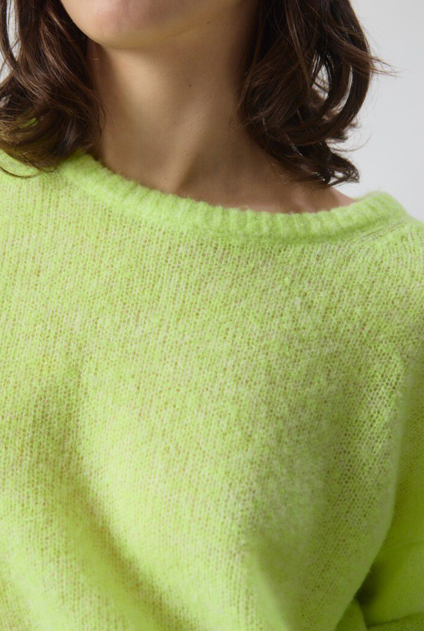 NUGGY JUMPER FLUO LEMON MELANGE