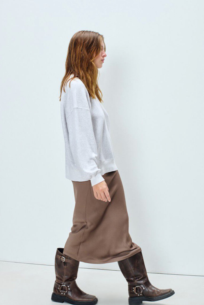 ATUBAY SWEATSHIRT ARCTIC MELANGE