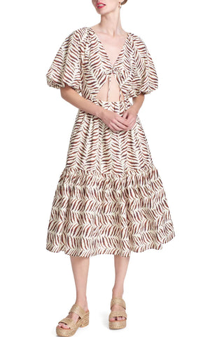 SNOW DRESS - ZEBRA PRINT