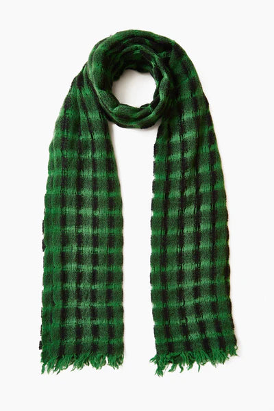 IVY CHECKERED WOOL SCARF