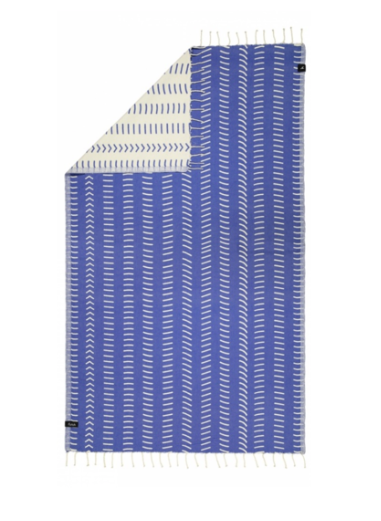 AZURARA ELECTRIC BLUE SINGLE TOWEL