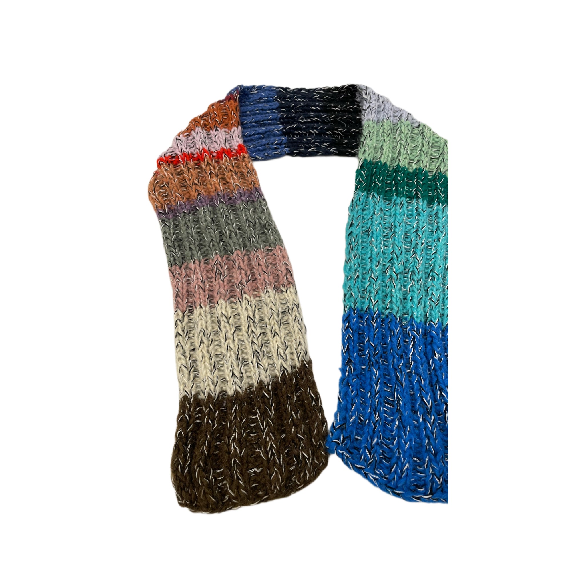 CASHMERE MARKED STRIPES SCARF
